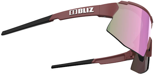 Bliz Cycling Glasses Breeze with Brown Frame & Multicolour Lenses