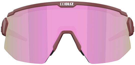 Bliz Cycling Glasses Breeze with Brown Frame & Multicolour Lenses