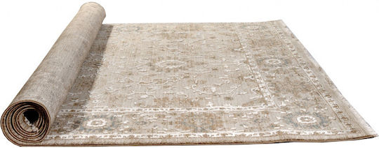 Tzikas Carpets Pera 68963-630 Teppich Rechteckig Synthetisch,Polyester/Cotton/Leather mit Fransen Blue
