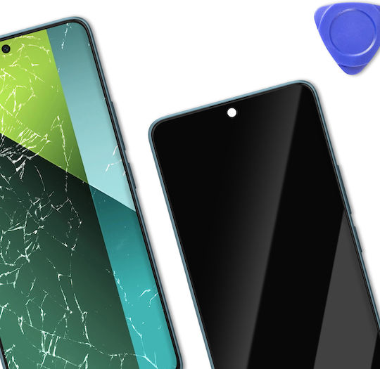 Xiaomi Screen + Frame Redmi Note 13 Pro 5g Original Service Pack Blue Pale Blue