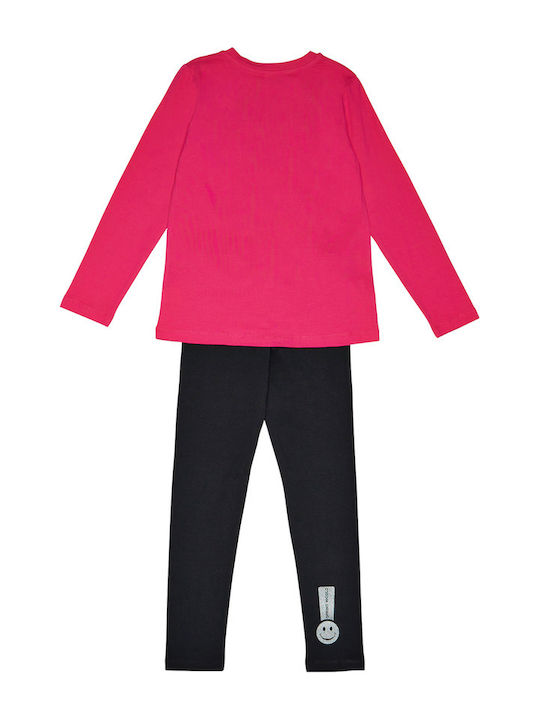 Sprint Kinder Set mit Leggings Winter 2Stück Fuchsia