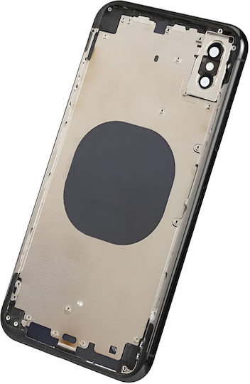 Clappio Frame + Battery Cover Iphone Xs Max Sidereal Grey Rear Window Dark Grey