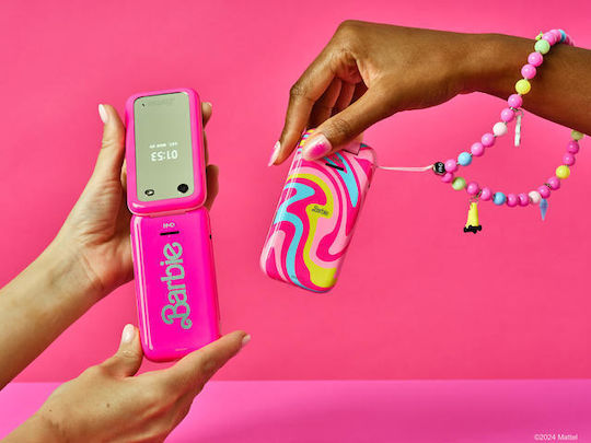 HMD Barbie Dual SIM Κινητό με Κουμπιά Ροζ