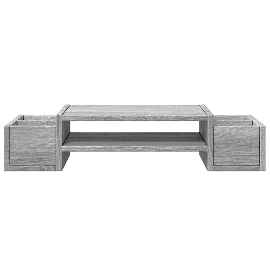 vidaXL Tabletop Suport Monitor Gri (854684)