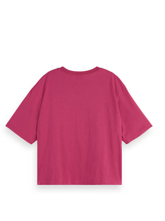 Scotch & Soda Γυναικείο T-shirt Pink