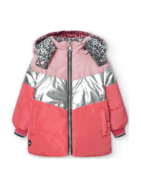 Kids' Casual Jacket Double Sided with Hood Embrime