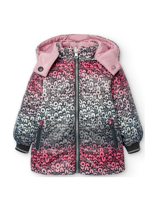 Kids' Casual Jacket Double Sided with Hood Embrime