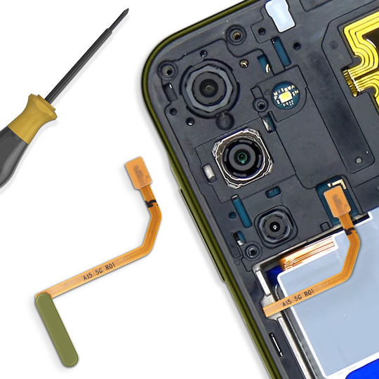 Clappio Digitaler Fingerabdruckleser Samsung Galaxy A15 Grün