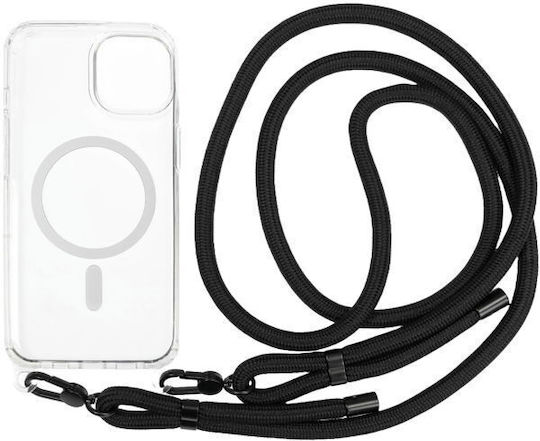 Mobile Origin Задна корица Силикон / Пластмаса с Каишка Прозрачен (iPhone 14)