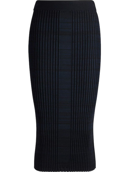 Farmina Midi Fustă Black