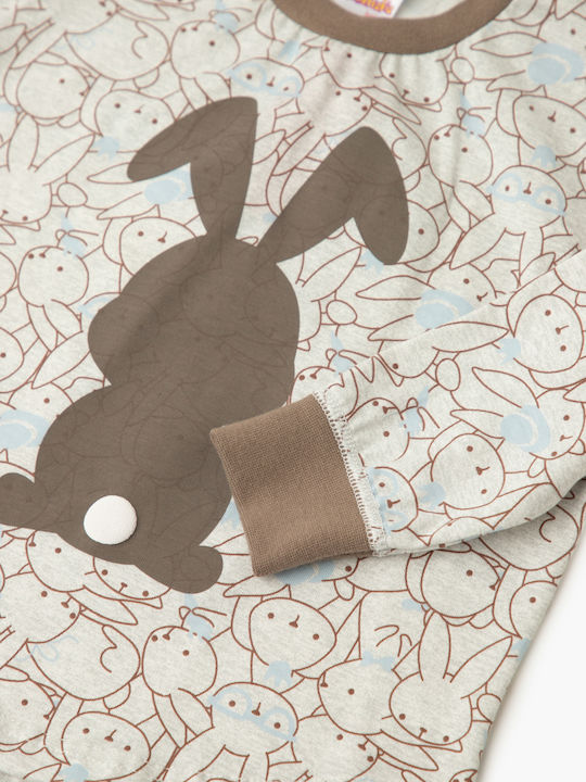 Minerva Pijama pentru copii Grey-brown