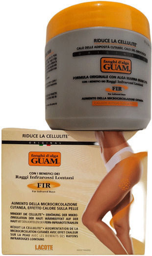 Guam Fangi D'Alga Meeresalgen Schlamm Fir Creme für Cellulite & Wasserretention 500gr
