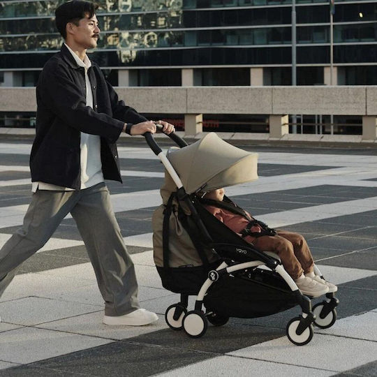 Stokke Stoff Kinderwagen Braun Yoyo