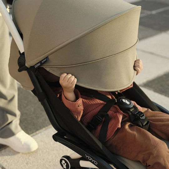 Stokke Stoff Kinderwagen Braun Yoyo