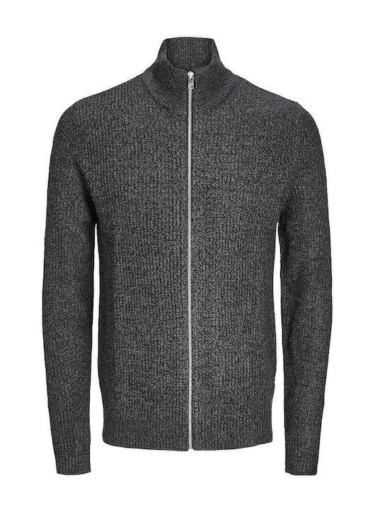 Men's Knitted Cardigan Asphalt