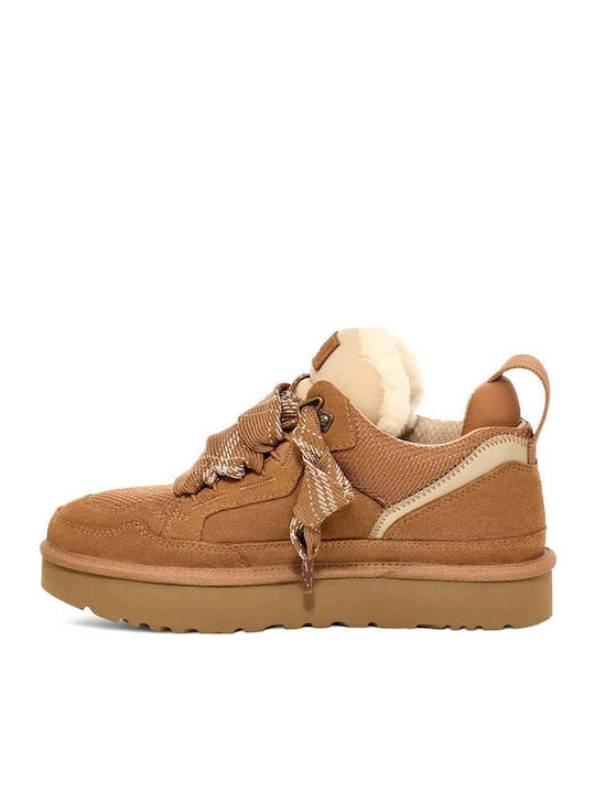 Lowmel Γυναικεία Flatforms Sneakers Καφέ