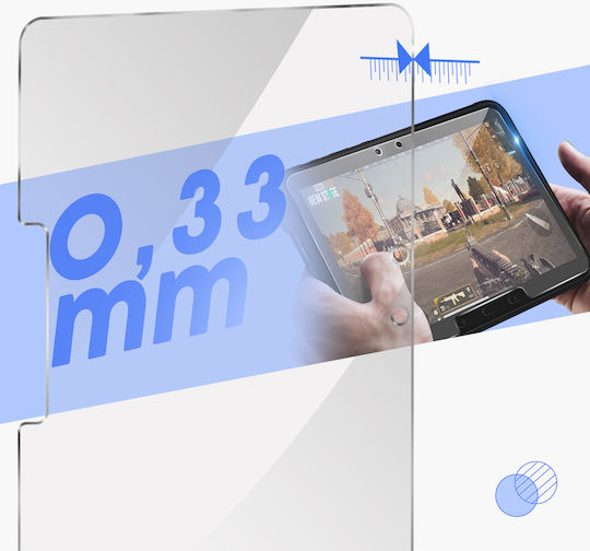 Tempered Glass Screen Protector Galaxy Tab Active 4 Pro 9h Hardness Bigben