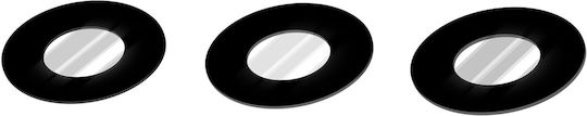 Clappio Camera Lens Galaxy A15 Compatible Part Black