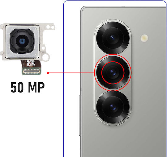 Samsung Camera Modul Galaxy Z Fold 6 50mp Main Sensor Original Pack Black