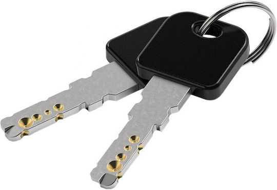 Bicycle Cable Lock with Key Black