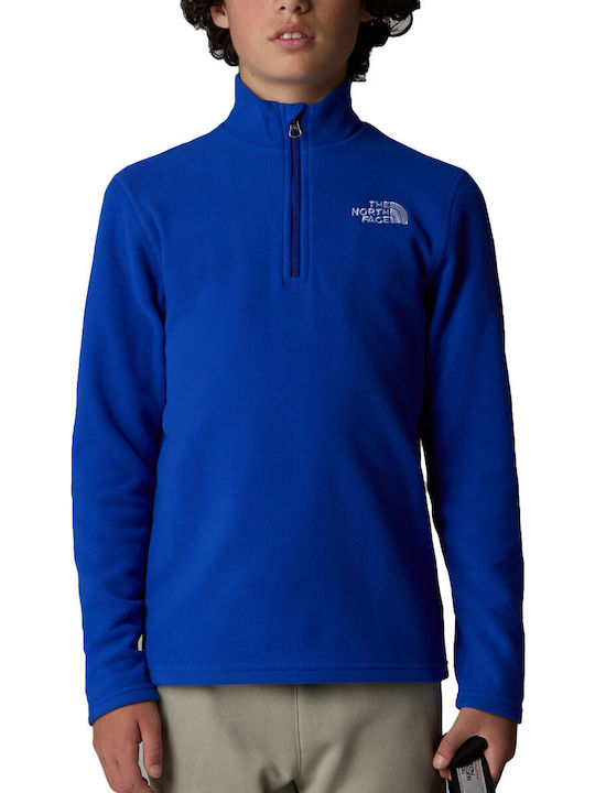 Παιδική Μπλούζα Μακρυμάνικη Μπλε Glacier 1/4 Zip