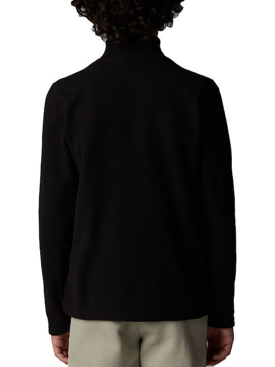 Kids' Shirt Long Sleeve Black Glacier 1/4 Zip