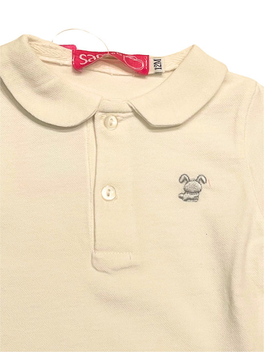 Sam 0 13 Kids Polo Short Sleeve white