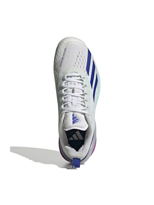 Adidas Adizero Cybersonic Ανδρικά Παπούτσια Τένις Λευκά