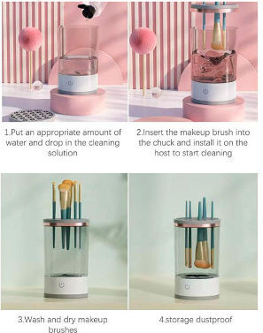 Cleanmakeup Automatic Makeup Brush Cleaner and Dryer