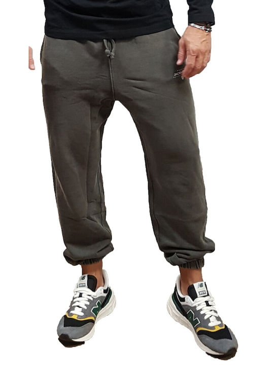 Jack & Jones Herren-Sweatpants Black Oyster, Charcoal