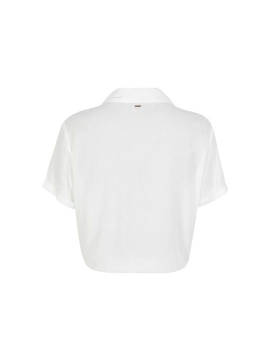 Cali Beach Mâneca scurta Femei Cămașă White