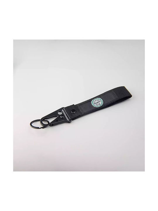 Benelli Black Fabric Keychain