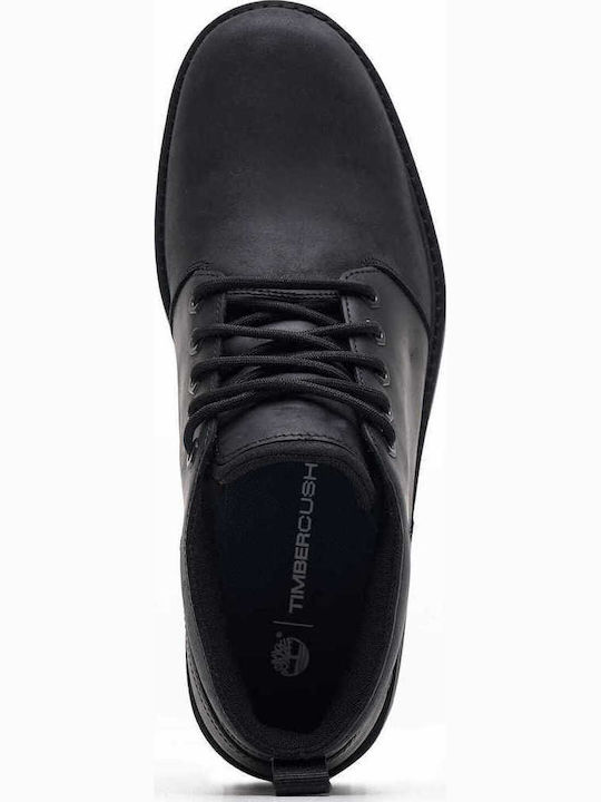 Leather Black Men's Boots