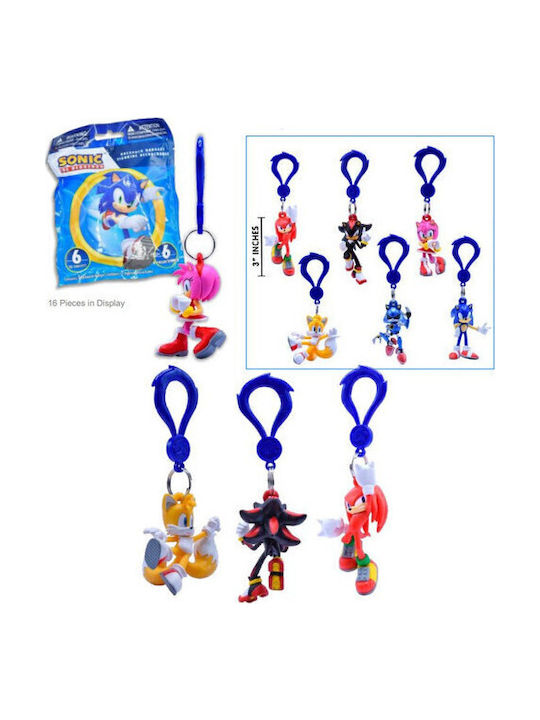 Автентичен ключодържател Sonic the Hedgehog 1 брой случайна PVC фигурка