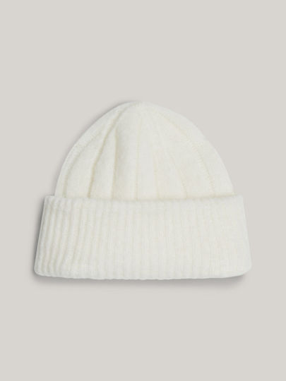 Beanie Beanie Knitted in White color