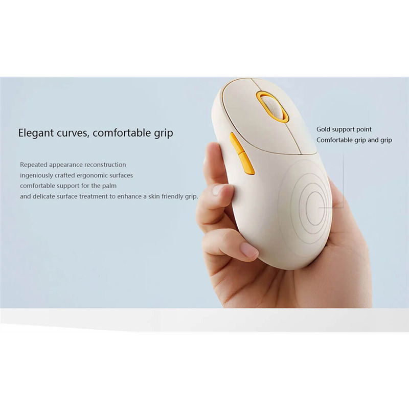 Xiaomi 3 Ασύρματο Bluetooth Ποντίκι Λευκό (57943)
