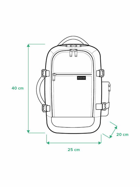 Puccini Backpack Πράσινο