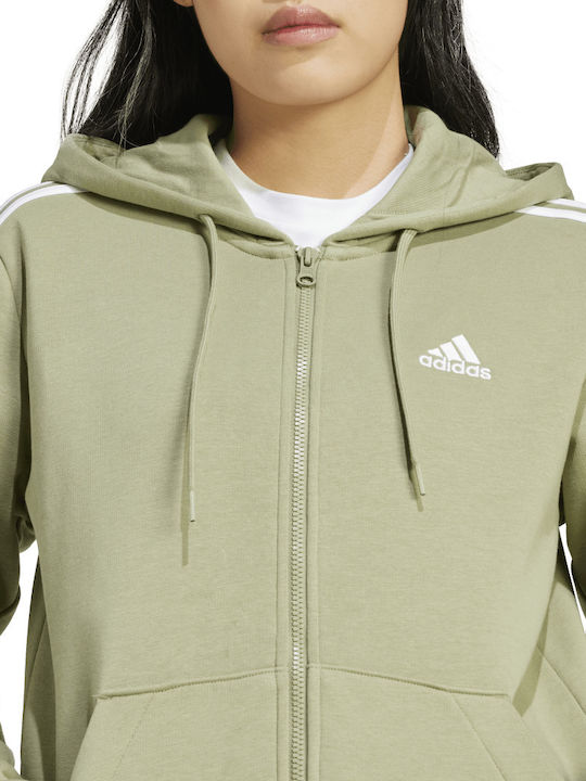 Essentials Women's Sweatshirt Jacket Hooded Green