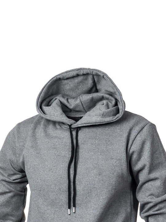 MBLK Men's Sweatshirt with Hood Gray