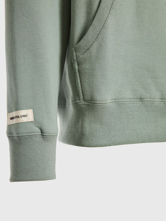 Суитшърт с Качулка Sage Green