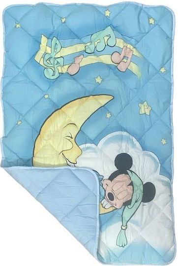 Limneos Baby Quilt Baumwolle Hellblau 90x140cm