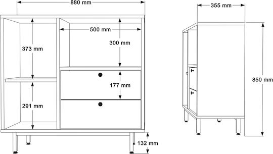 Glasgow Natural/Pistachio 88x35.5x85бр