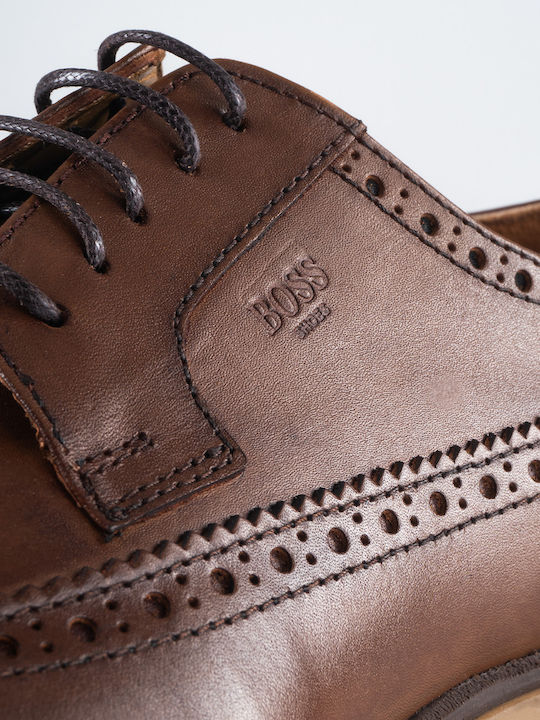 Men's Leather Oxfords Tabac Brown