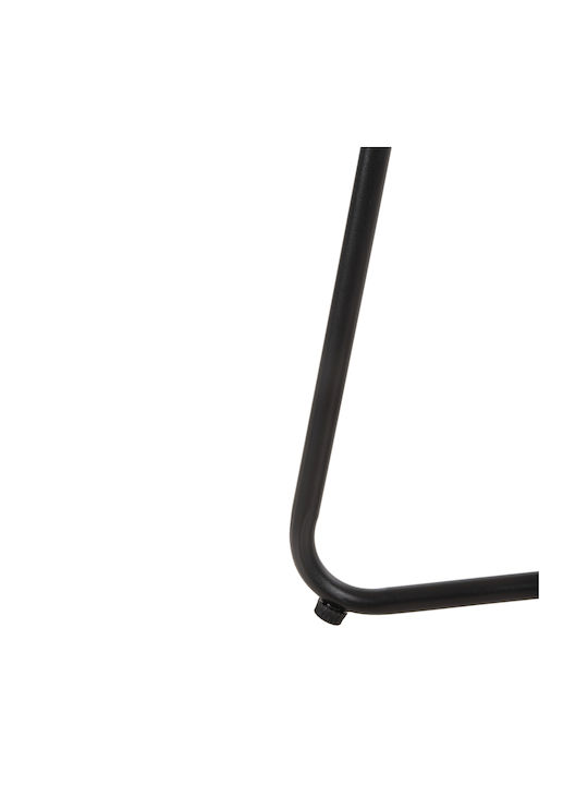 Masa auxiliară pentru spații exterioare mici Metalic cu suprafață din sticlă Gerry Beige-black 50x50x47buc