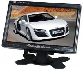 Lcd Οθόνη Αυτοκινήτου 7" 12v 24v Τηλεχειριστήριο Πλαίσιο Τοποθέτησης Στον Τοίχο