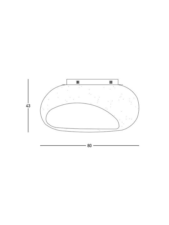Zambelis Lights Deckenleuchte 80cm Zambelis Lights Deckenleuchte 80cm