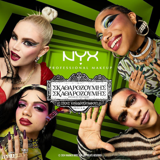 NYX Professional Makeup Beetlejuice Afterlife Passport Παλέτα με Ρουζ Afterlife Passport 6gr