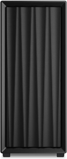 Sharkoon VK3 RGB Gaming Midi Tower Κουτί Υπολογιστή με Πλαϊνό Παράθυρο Μαύρο