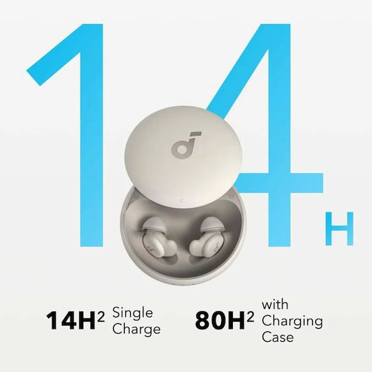 Sleep A20 Bluetooth Handsfree Ακουστικό Λευκό