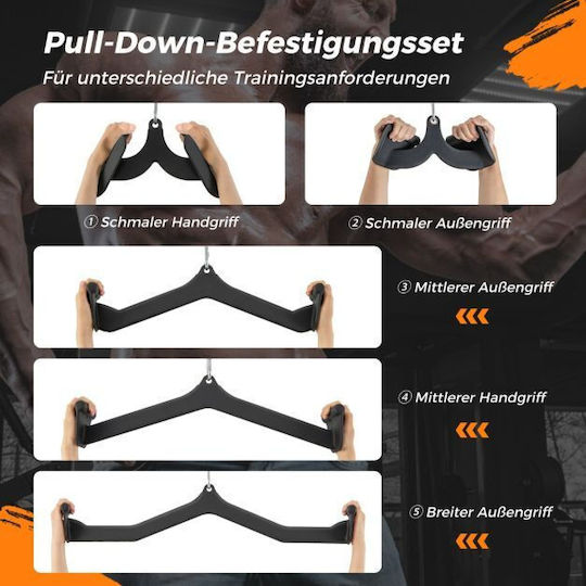 Costway Sp38093 5-Piece Back Exercise Attachments